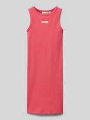 Kleid in Ripp-Optik mit Label-Stitching von Calvin Klein Jeans - 10