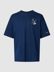 T-Shirt mit Statement-Print von CHAMPION Blau - 25