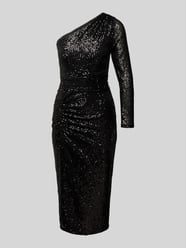 Cocktailkleid mit One-Shoulder-Träger von SISTAGLAM Schwarz - 42