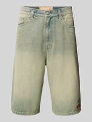 Bermudas mit Label-Stitching von REVIEW Blau - 3