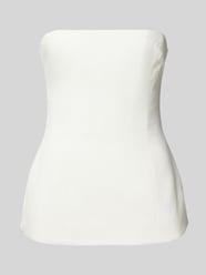 Slim fit blousetop met rits, model 'HELENIA' van Bardot - 2