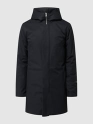 Parka z kapturem model ‘Reece’ — wodoodporna od Elvine Niebieski - 4