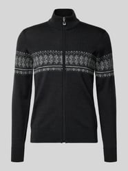 Gebreid jack met opstaande kraag en ritssluiting van Dale of Norway - 31