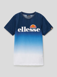 T-Shirt mit Label-Print Modell 'Malia' von Ellesse Blau - 36