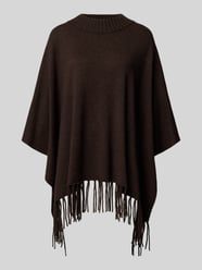 Poncho van een mix van katoen en kasjmier van Herzensangelegenheit - 16