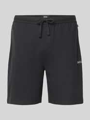 Shorts mit Label-Stitching Modell 'WAFFLE' von BOSS - 12