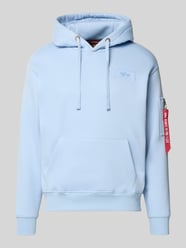 Regular fit hoodie met logopatch van Alpha Industries - 20