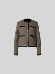 Leinenjacke mit Rundhalsausschnitt von Rabanne Beige - 11