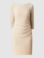 Cocktailkleid mit Effektgarn von Jake*s Cocktail Beige - 17