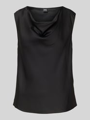 Regular Fit Seidenblusentop mit Wasserfall-Ausschnitt von BOSS - 12