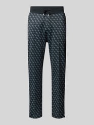 Sweatpants mit Allover-Logo-Print Modell 'KORBIN' von Guess Activewear Schwarz - 4