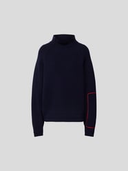 Pullover in Strick-Optik von Victoria Beckham Blau - 45