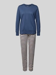 Regular Fit Pyjama aus reiner Baumwolle Modell 'Schlafan' von SCHIESSER - 30