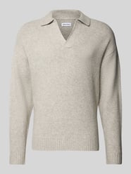 Gebreide pullover met V-hals, model 'SOHO' van Jack & Jones - 2
