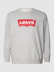 PLUS SIZE Sweatshirt mit Label-Print von Levi’s® Big & Tall Grau - 37