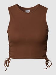 Korte top met vetersluiting van BDG Urban Outfitters Bruin - 25