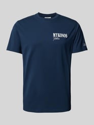 T-shirt met statementprint, model 'MYKONOS LINE 61' van MC2 Saint Barth - 5