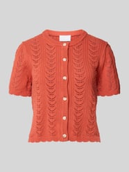 Strickjacke mit 1/2-Arm und Knopfleiste von Jake*s Collection - 40