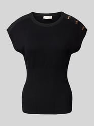 T-shirt in tricotlook van LIU JO SPORT - 21