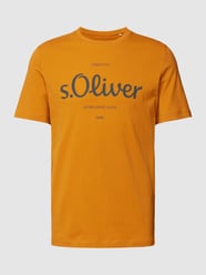 T-Shirt mit Label-Print von s.Oliver RED LABEL Orange - 20