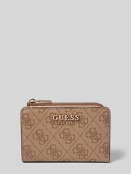 Portemonnaie mit Logo-Applikation Modell 'LAUREL' von Guess Beige - 17
