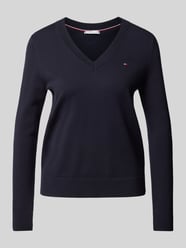 Sweter o normalnym kroju w jednolitym kolorze od Tommy Hilfiger - 21