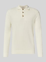regular fit poloshirt van katoenmix model 'MOON' van ONLY & SONS - 38