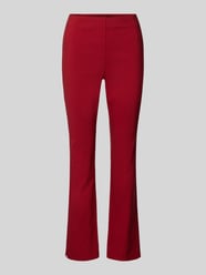 Stoffen broek met deelnaden, model 'INA' van STEHMANN Rood - 37