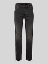 Jeansy w kroju slim fit w fasonie 5-kieszeniowym model 'LUKE' od Lee - 3
