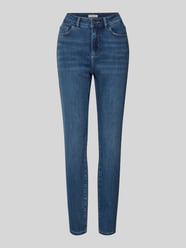 Jeansy w dekatyzowanym stylu o kroju skinny fit od Christian Berg Woman - 2