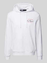 Hoodie met labelprint van Karl Lagerfeld - 10