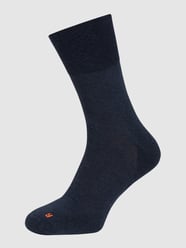 Sokken van katoenmix, model 'Run' van Falke Blauw - 35