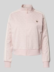 Sweatjacke mit Reißverschluss von Guess Activewear Pink - 40