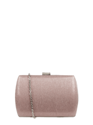 Clutch in Metallic-Optik von Mascara Pink - 48