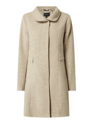 Wollmantel mit Kaschmir-Anteil von comma Beige - 46