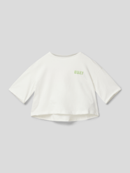 T-shirt met labelprint, model 'CALL YOU MINE' van Roxy Wit - 32