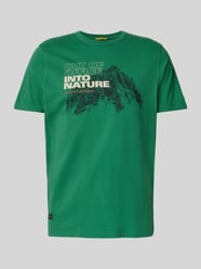 T-shirt met labelprint van camel active - 20