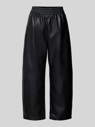 Barrel Fit Hose in Leder-Optik Modell 'JUST' von SUNCOO PARIS - 14