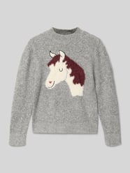 Regular fit gebreide pullover met intarsia van s.Oliver RED LABEL - 27