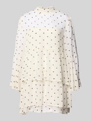 Mini-jurk van viscose met volants, model 'Lavinia' van OH APRIL Beige - 20