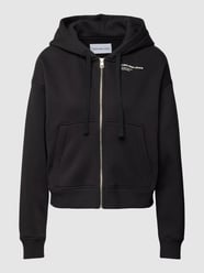Sweatjack met capuchon van Calvin Klein Jeans Zwart - 18