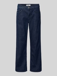 Korte straight leg jeans van katoenmix van Brax - 46