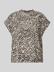 regular fit blouse van pure viscose van zero - 21