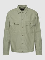 Vrijetijdsoverhemd met klepzakken, model 'KENNET' van Only & Sons Bruin - 12