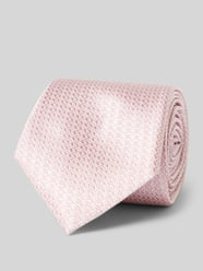 Krawatte mit Label-Detail von JOOP! Collection Pink - 4