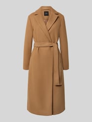 Mantel mit Reverskragen und Bindegürtel von Zero - 8