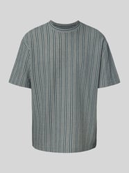 T-Shirt mit geripptem Rundhalsausschnitt von MCNEAL - 32