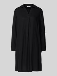 Casual jurk met een losjes vallende pasvorm van een linnen-viscosemix van s.Oliver RED LABEL - 40
