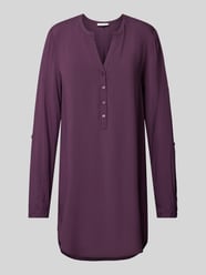 Longbluse mit Tunikakragen von Christian Berg Woman Lila - 47