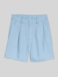 Damen Stoffshorts aus Lyocell mit Spitzenborte von Tom Tailor Denim - 4